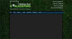Desktop Screenshot of mbgoalkeeping.co.uk